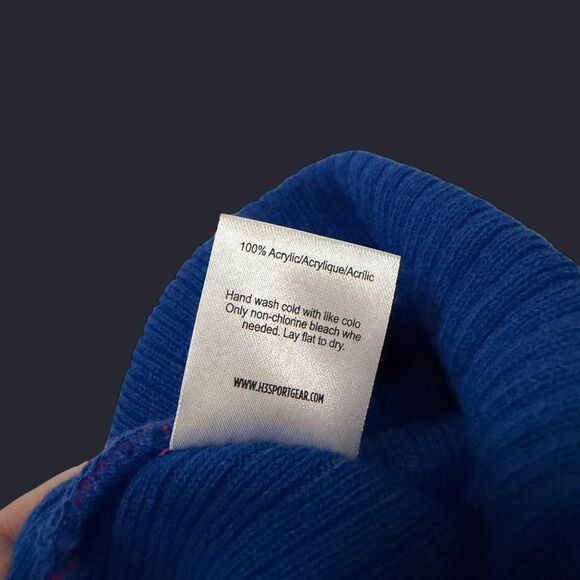 NASA Knit Pom Beanie – Red/White/Blue - Picture 3 of 3